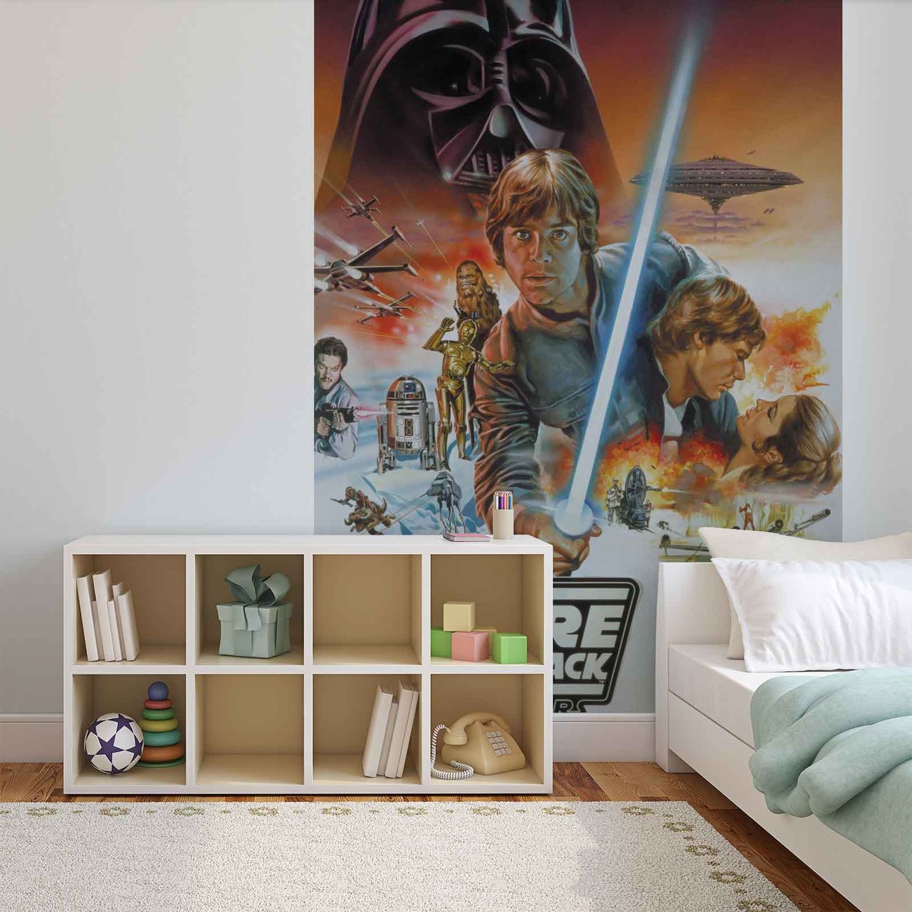 Star Wars Empire Strikes Back Wallpaper Mural - Carta Da Parati Star Wars , HD Wallpaper & Backgrounds