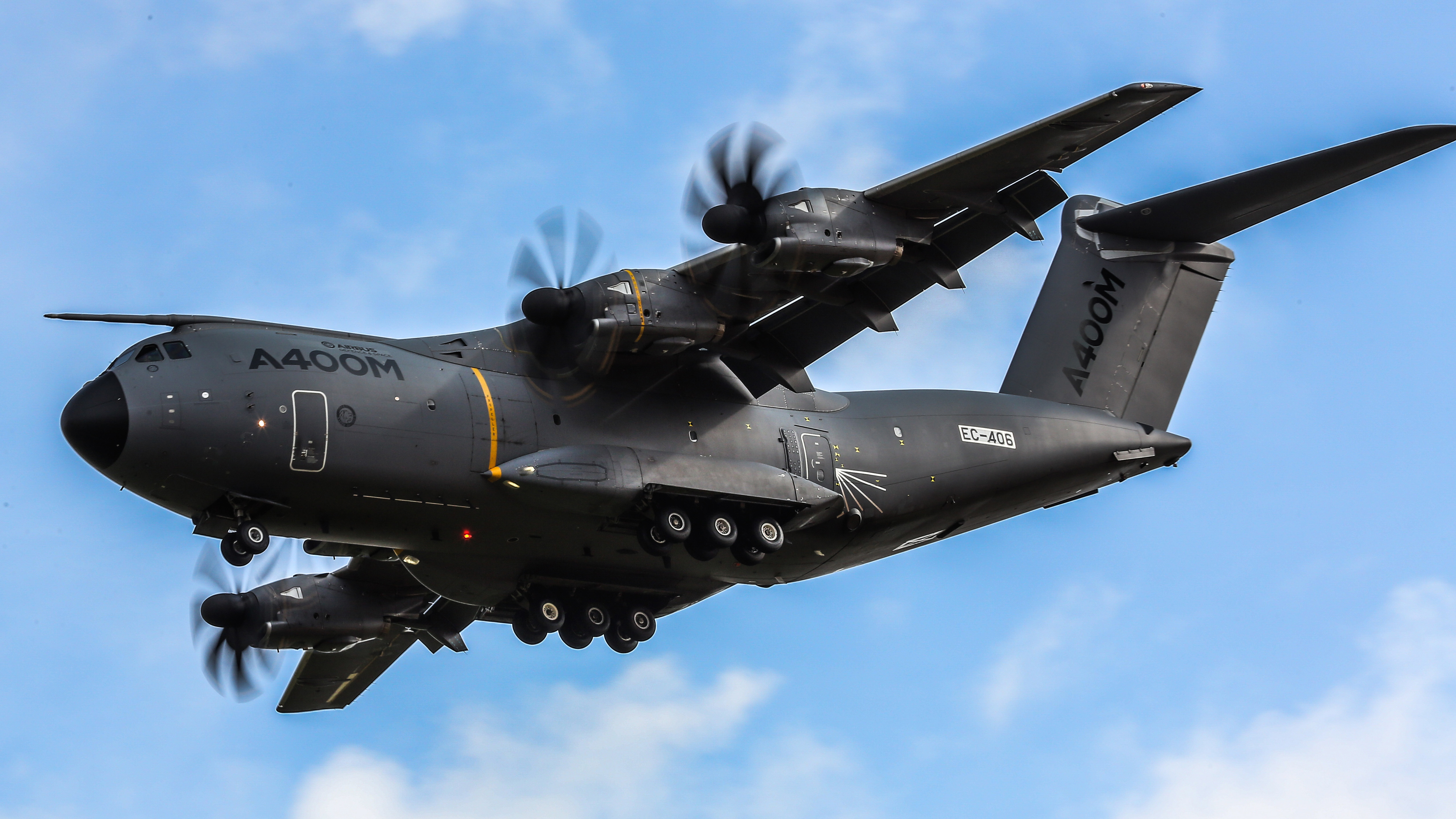 Airbus A400m Atlas Military Transport Aircraft - Airbus A400m , HD Wallpaper & Backgrounds