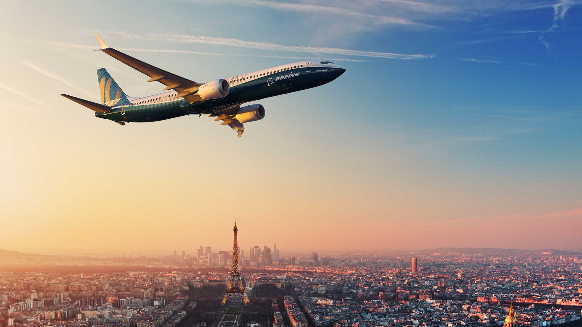 Boeing 737 Max - Boeing 737 Max Paris , HD Wallpaper & Backgrounds