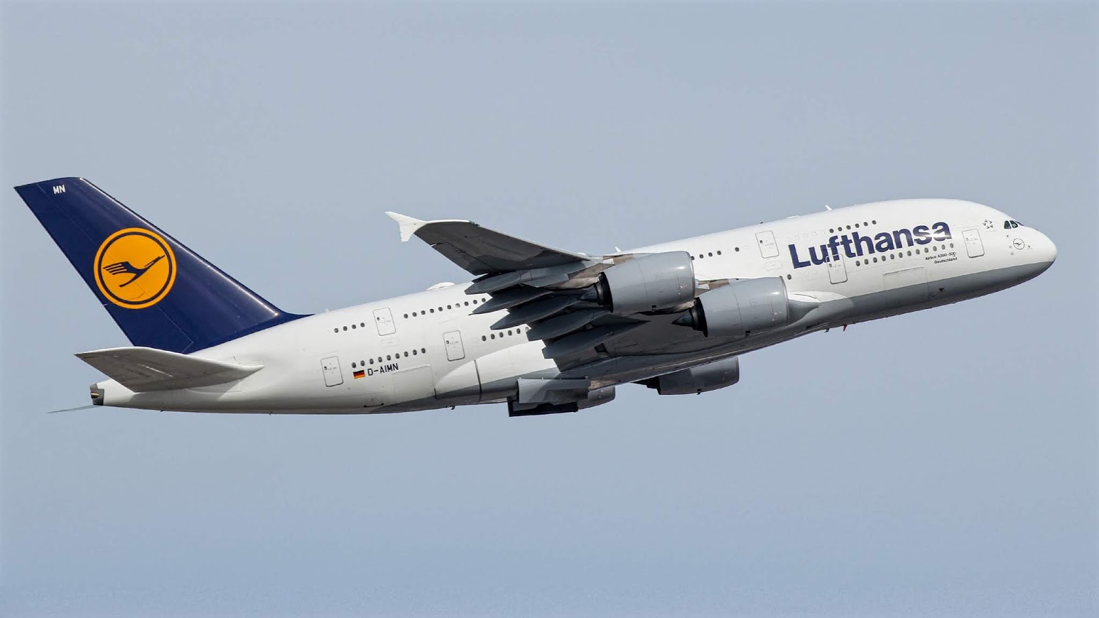 Airbus A380-800 Of Lufthansa 4k Wallpaper - Frankfurt Airport , HD Wallpaper & Backgrounds