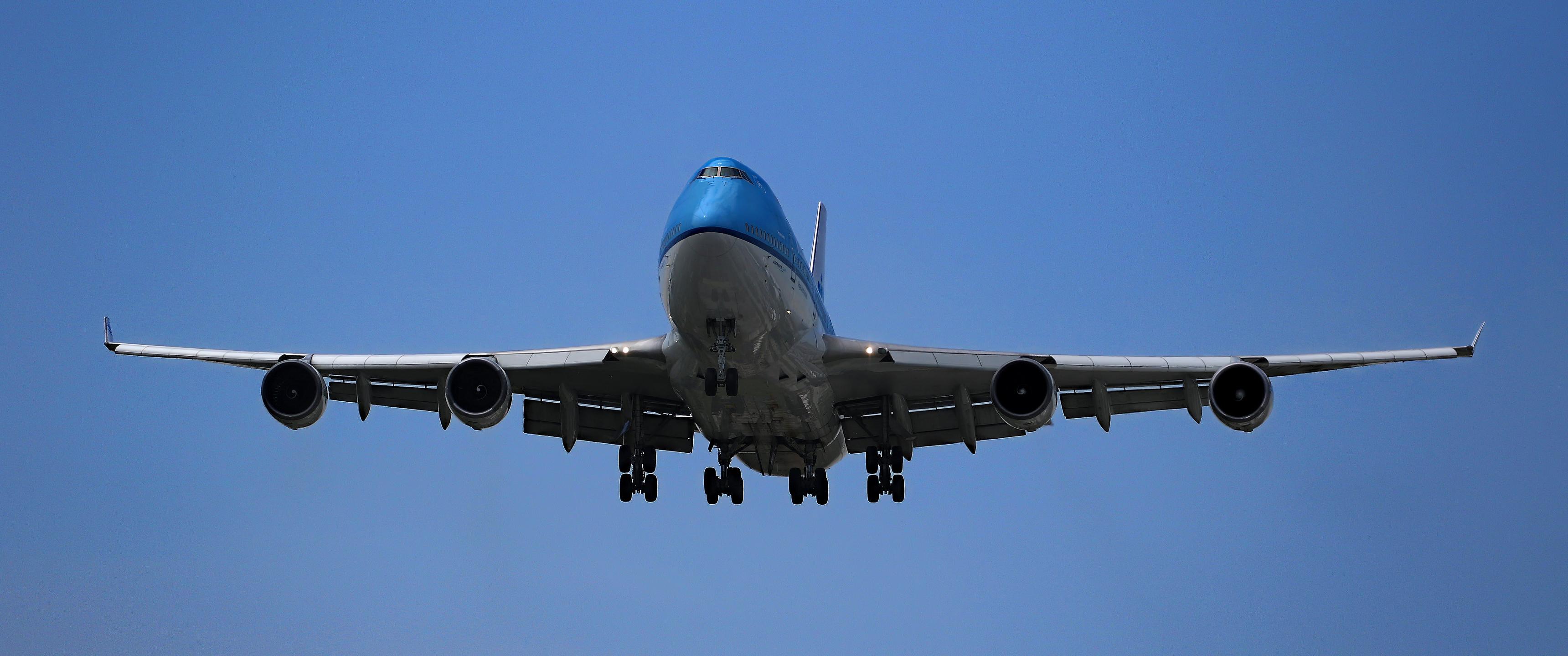 Klm-747 [3440x1440] - Haneda Airport , HD Wallpaper & Backgrounds