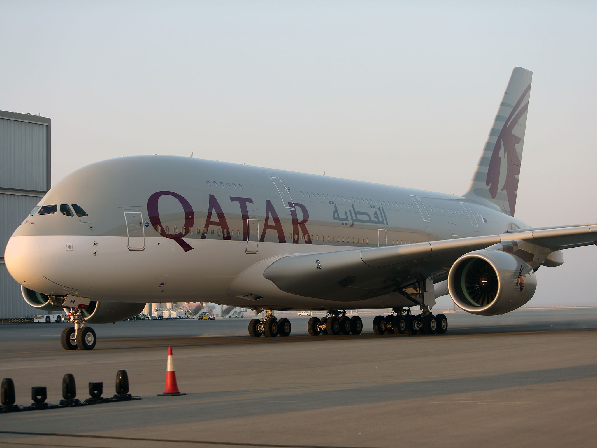 Qatar Airways - طائرات طيران القطرية , HD Wallpaper & Backgrounds