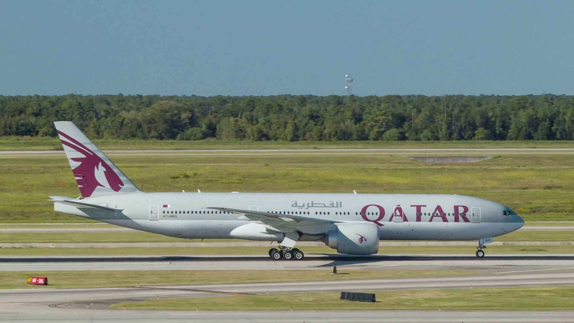 Qatar Airways Boeing 777 200 Commercial Passenger Airliner - Qatar Airways Boeing 777 , HD Wallpaper & Backgrounds