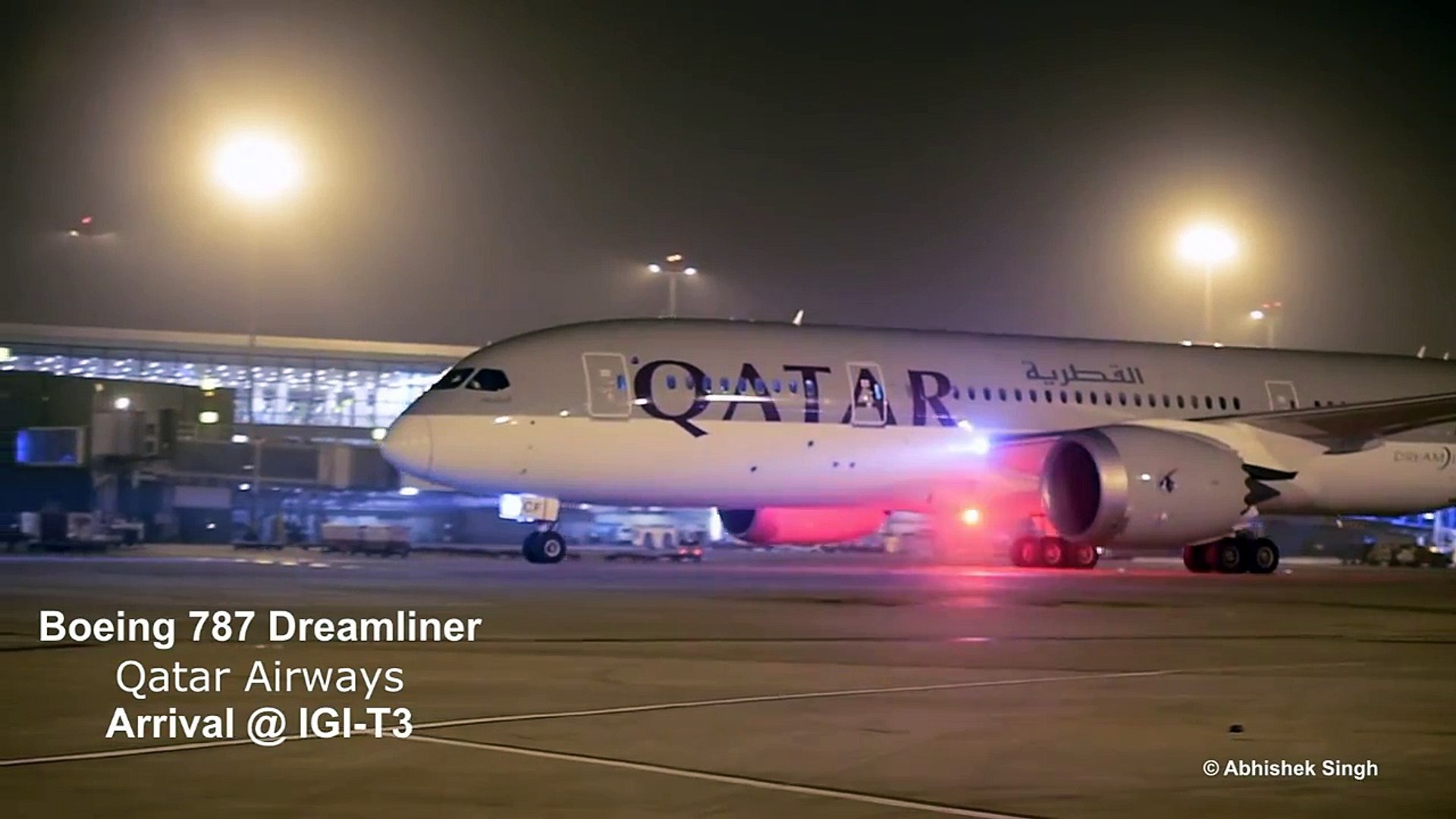 Boeing 787 Dreamliner Qatar Airways At Igi Airport - Boeing 767 , HD Wallpaper & Backgrounds