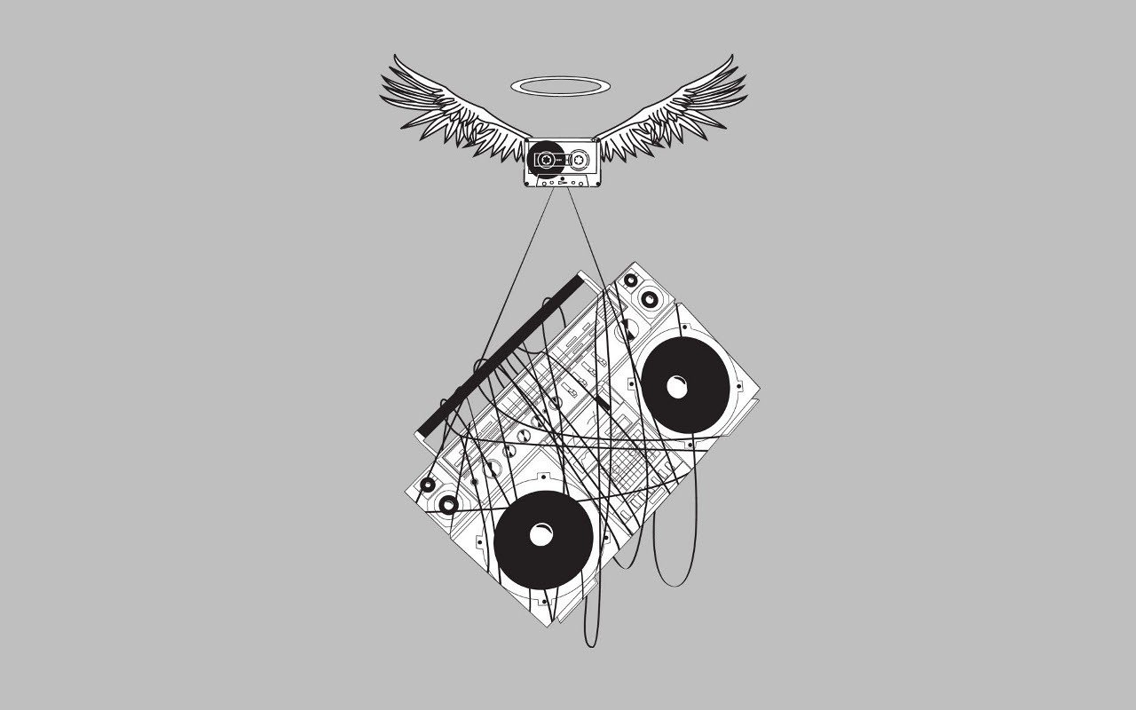 Minimalism, Music, Boombox, Stereos Hd Wallpapers / - Black Music Background , HD Wallpaper & Backgrounds