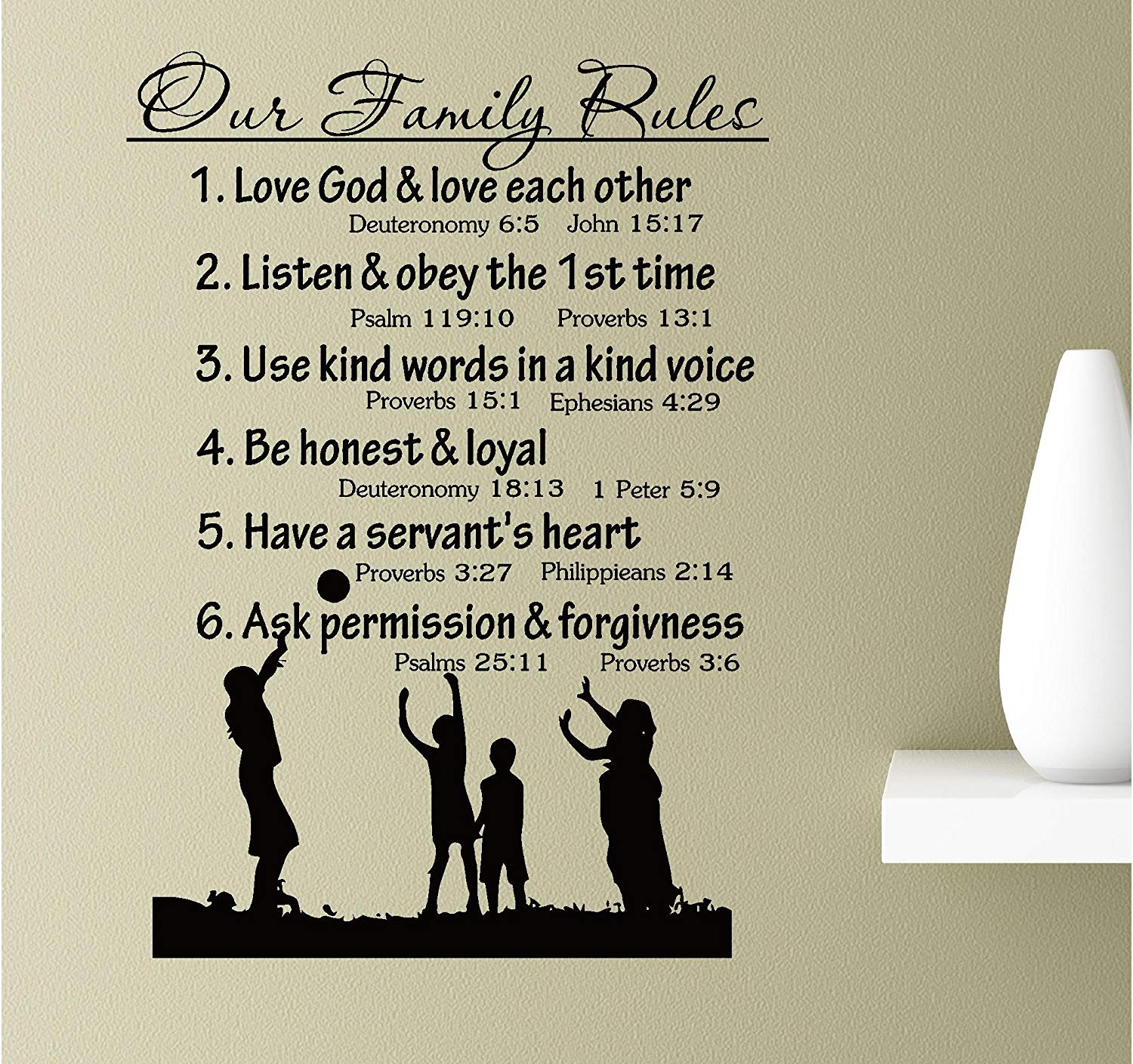 Our Family Rules - Poster , HD Wallpaper & Backgrounds