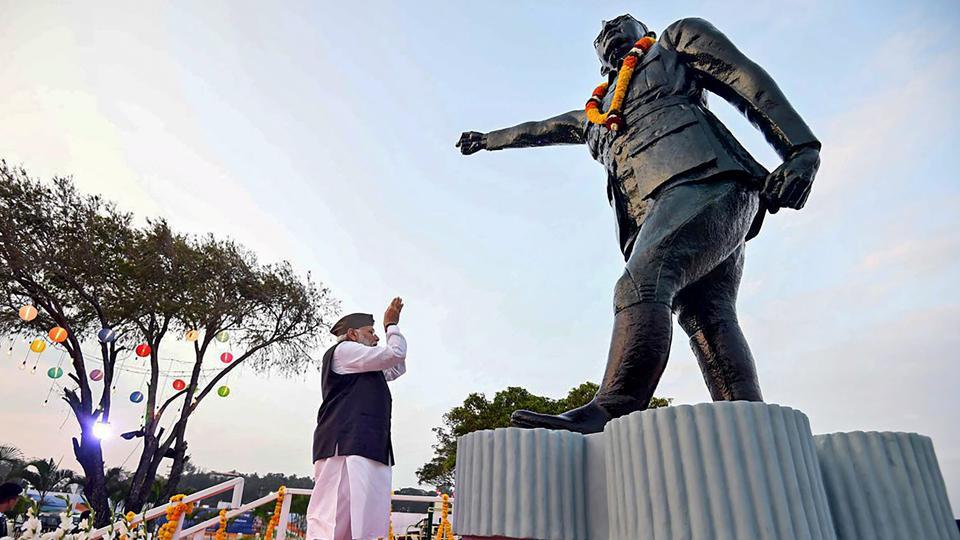 Prime Minister Narendra Modi Pays Tribute To Netaji - Netaji Subhas Chandra Bose Island , HD Wallpaper & Backgrounds