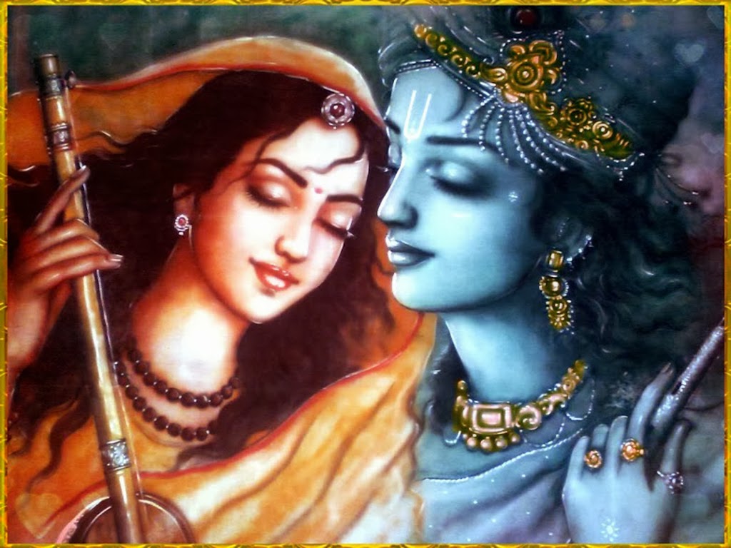 Lord Krishna And Meera Beautiful Hd Wallpaper Hd - Radha Krishna Ki Sad , HD Wallpaper & Backgrounds