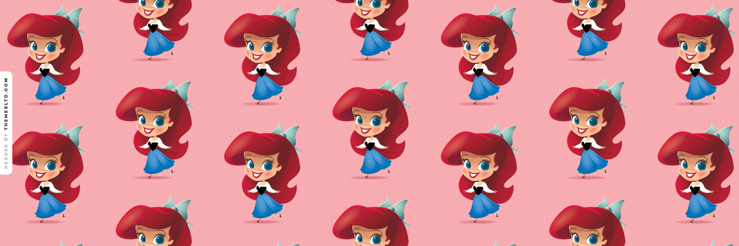 Download Header - Cute Ariel Background , HD Wallpaper & Backgrounds