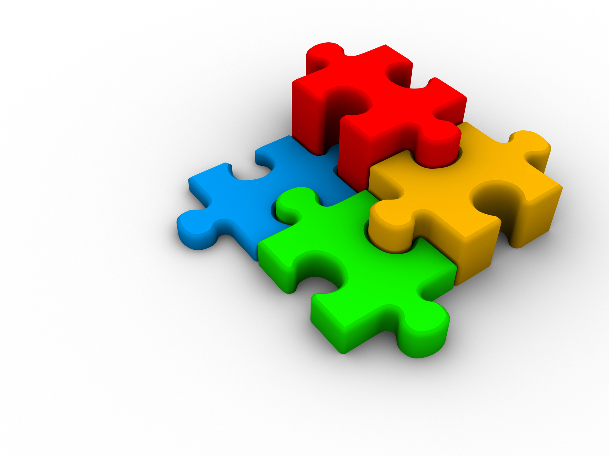 Autism Puzzle - 3d Puzzle Pieces Clipart , HD Wallpaper & Backgrounds