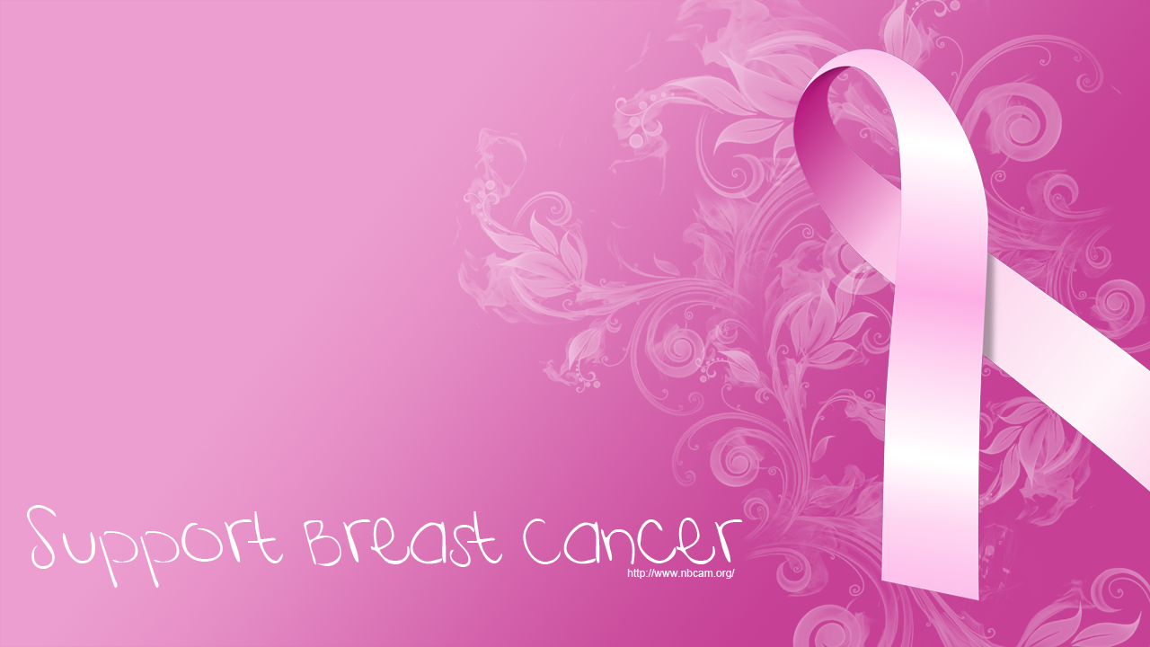 Breast Cancer Awareness Images Breast Cancer Wallpaper - Powerpoint Background Breast Cancer , HD Wallpaper & Backgrounds