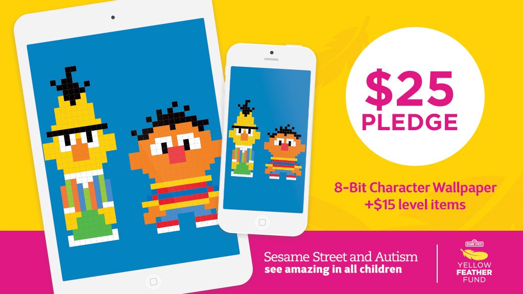 Pledge $25 Or More And Receive Character Wallpaper - Julia Muppet Printable , HD Wallpaper & Backgrounds