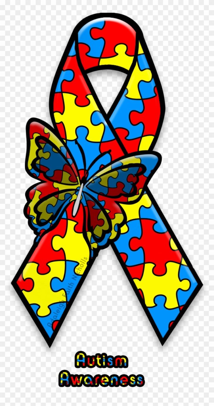 Autism Awareness Ribbon Png , HD Wallpaper & Backgrounds