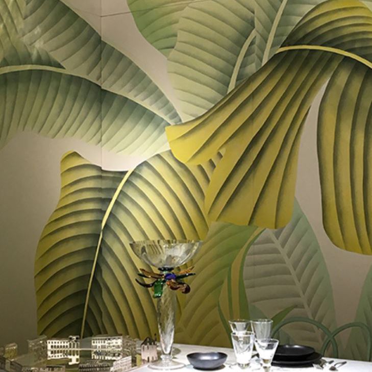 Oriental Wallpaper / Silk / Nature Pattern / Handmade - Interior Design , HD Wallpaper & Backgrounds