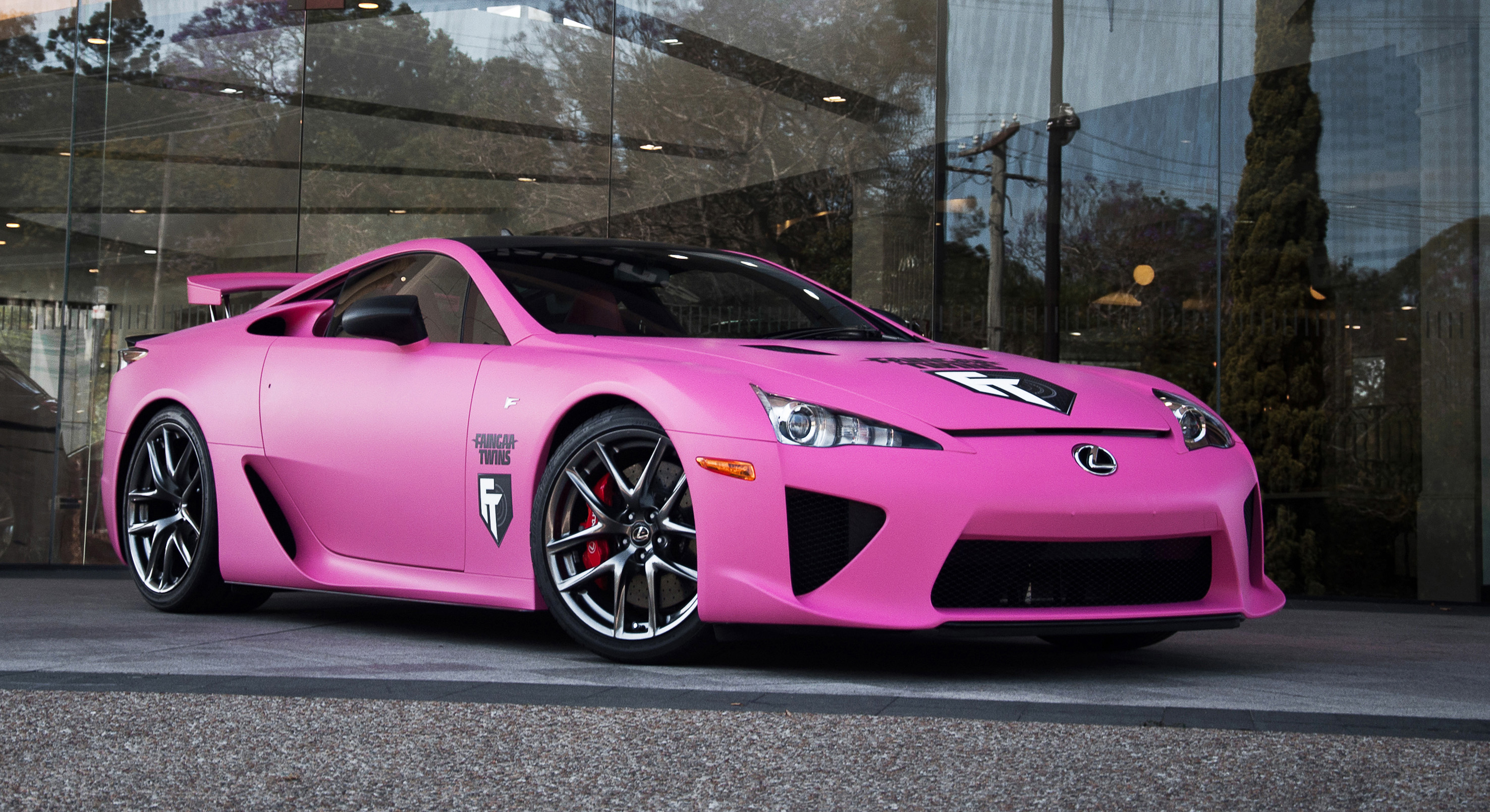 2012 Lexus Lf-a National Breast Cancer Awareness Edition - Pink Lexus Lfa , HD Wallpaper & Backgrounds
