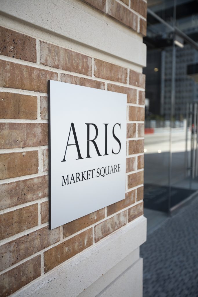 Aris Market Square Is Somehow New And Old Looking At - Signage , HD Wallpaper & Backgrounds