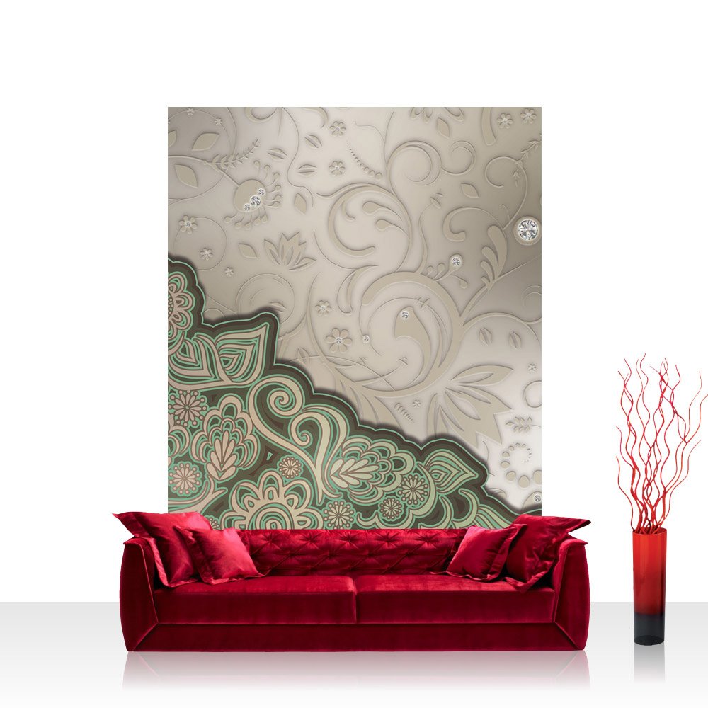 Fleece Photo Wallpaper Wall Mural Photo Wallpaper Ornaments - Wallpaper , HD Wallpaper & Backgrounds
