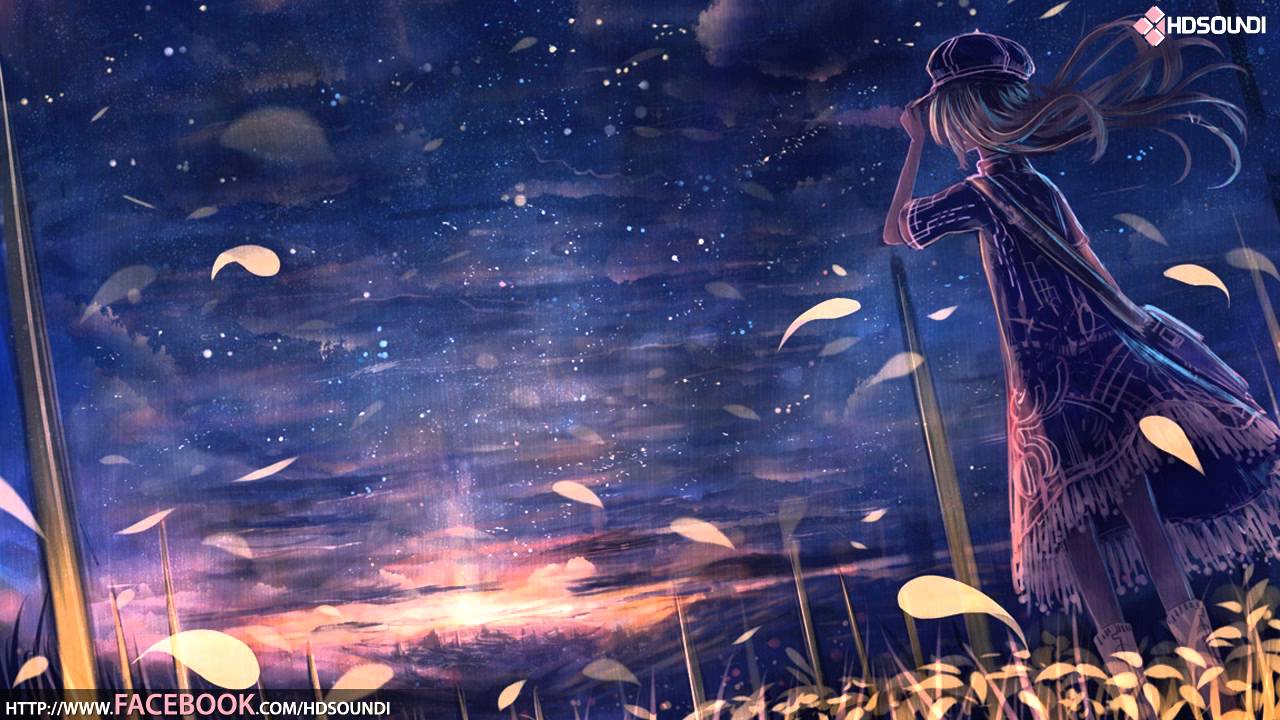 Scenery Anime Hd Anime Flower , HD Wallpaper & Backgrounds
